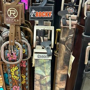 New Men’s Rocky Camo Belts